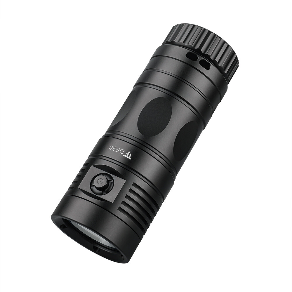 TustFire DF90 Kit 15000Lumen Brightest LED Diving Light Waterproof Flashlight