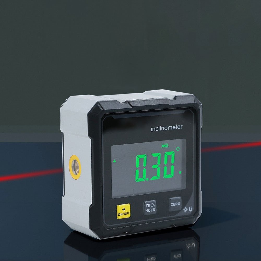 Digital Angle Finder with Electronic Laser 4-Side Magnetic Angle Gauge US