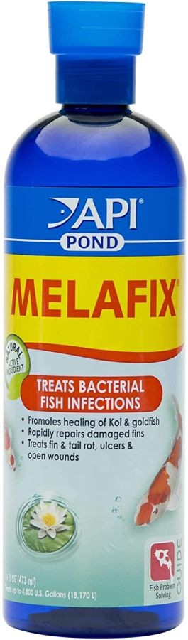 PondCare MelaFix Antibacterial Remedy for Koi & Goldfish 16 oz Treats 4,800 Gal