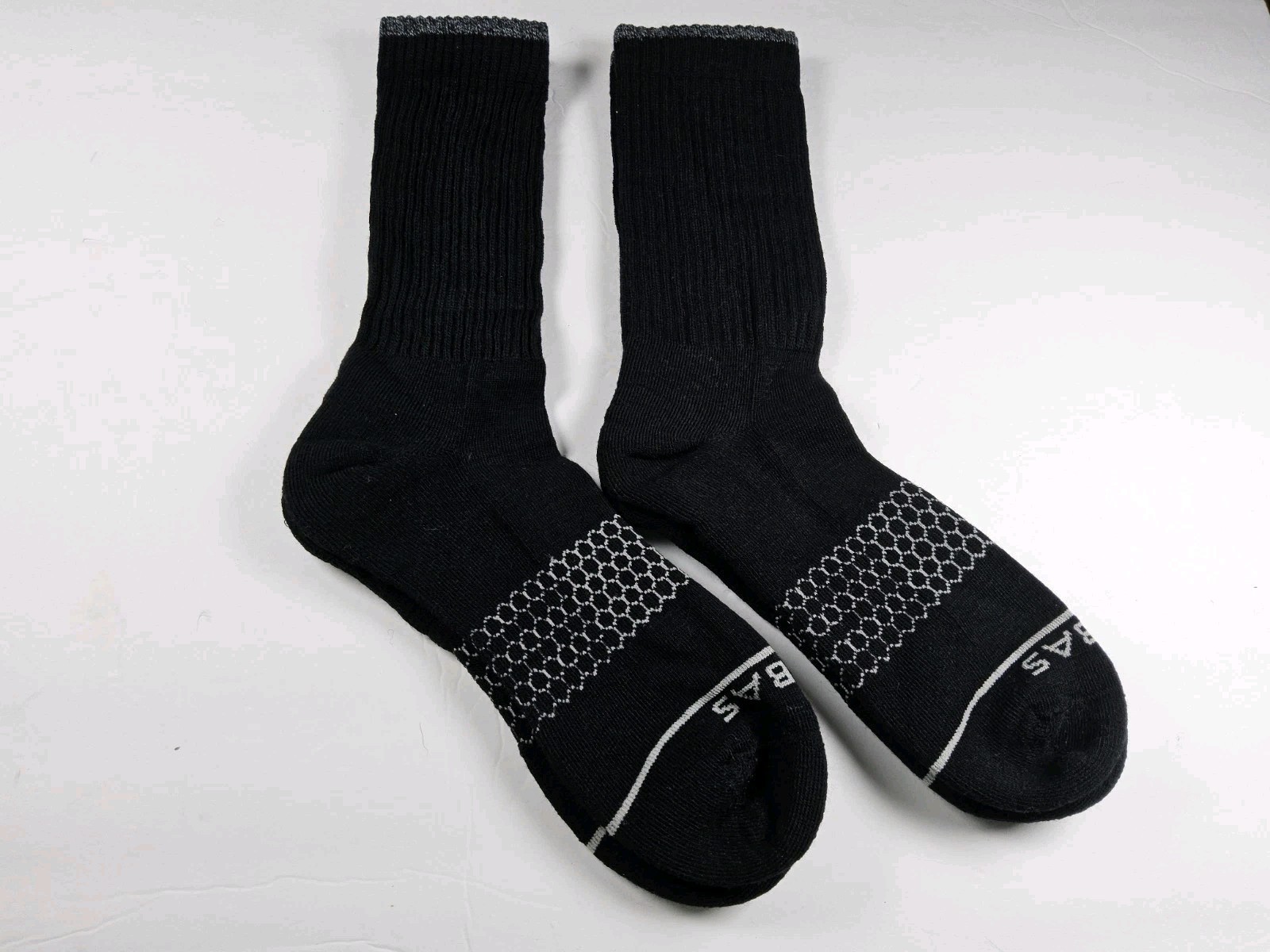 Bombas Merino Wool Blend Midweight Crew Lot Of 2 Pairs Socks Size L