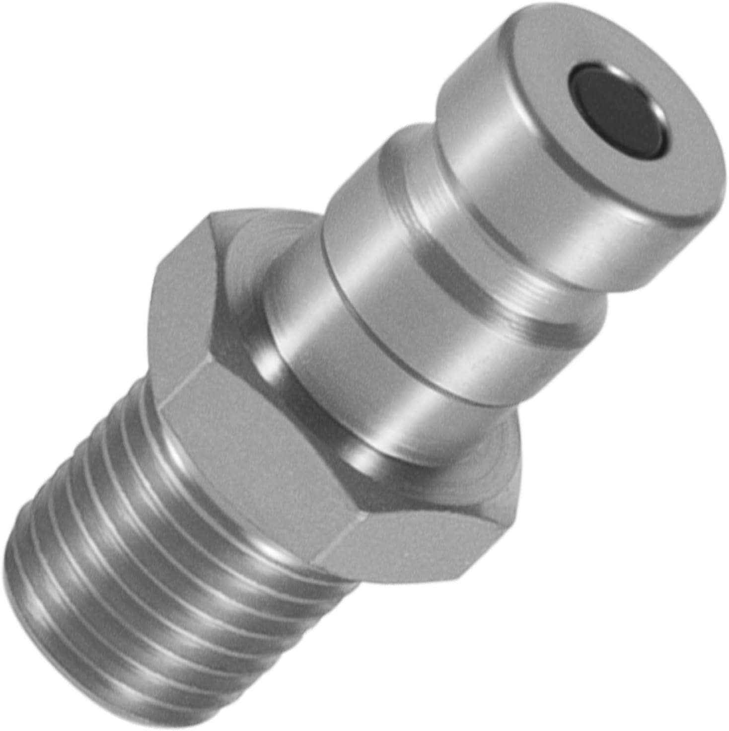 PD343 Steel Test Port Quick Nipple 1/8" 1/4"-18 NPTF Parker SC Hydraulic/Pneumat