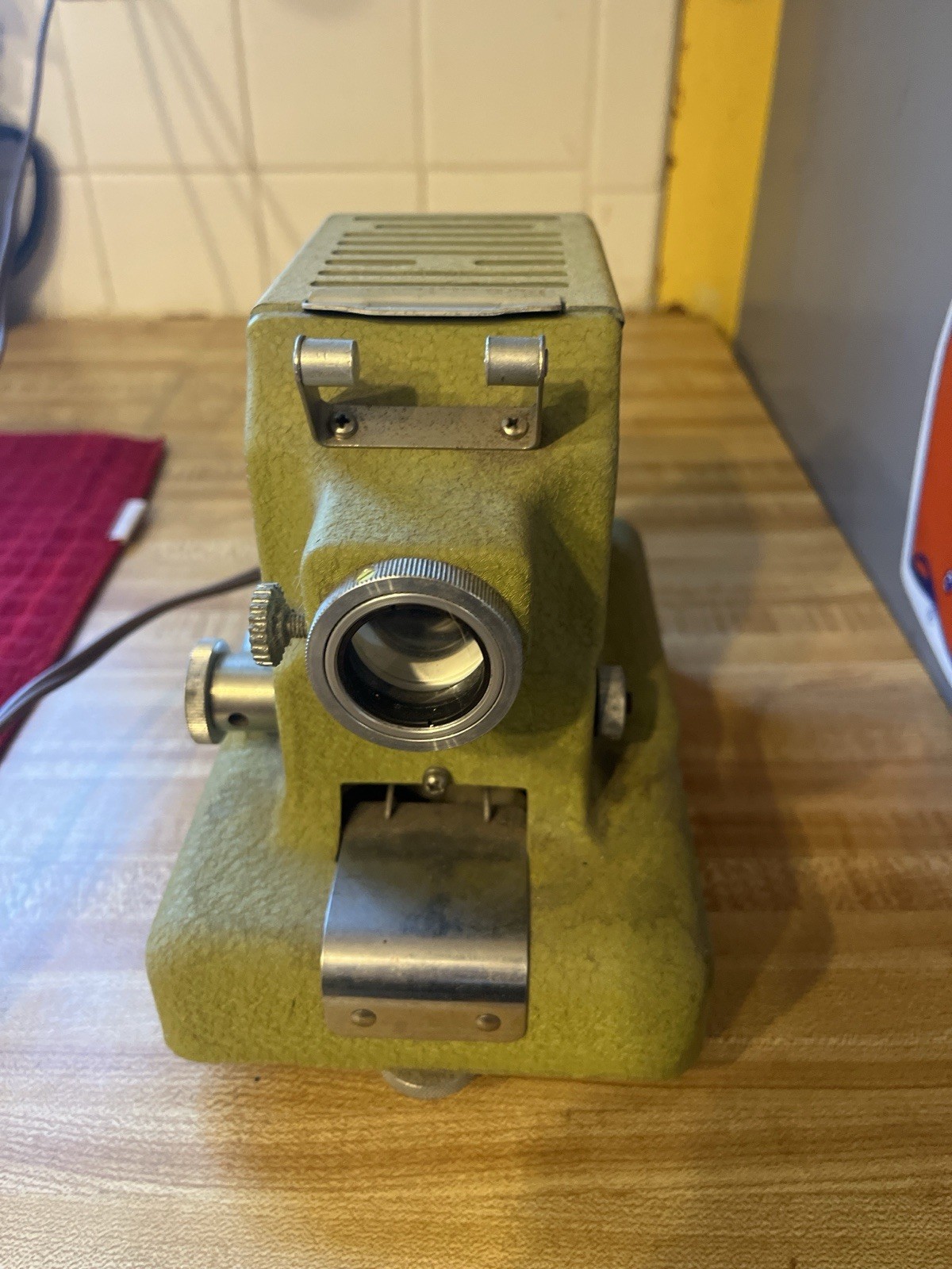ASI Model 330-A Film Projector Vintage Tested Light & Fan Working
