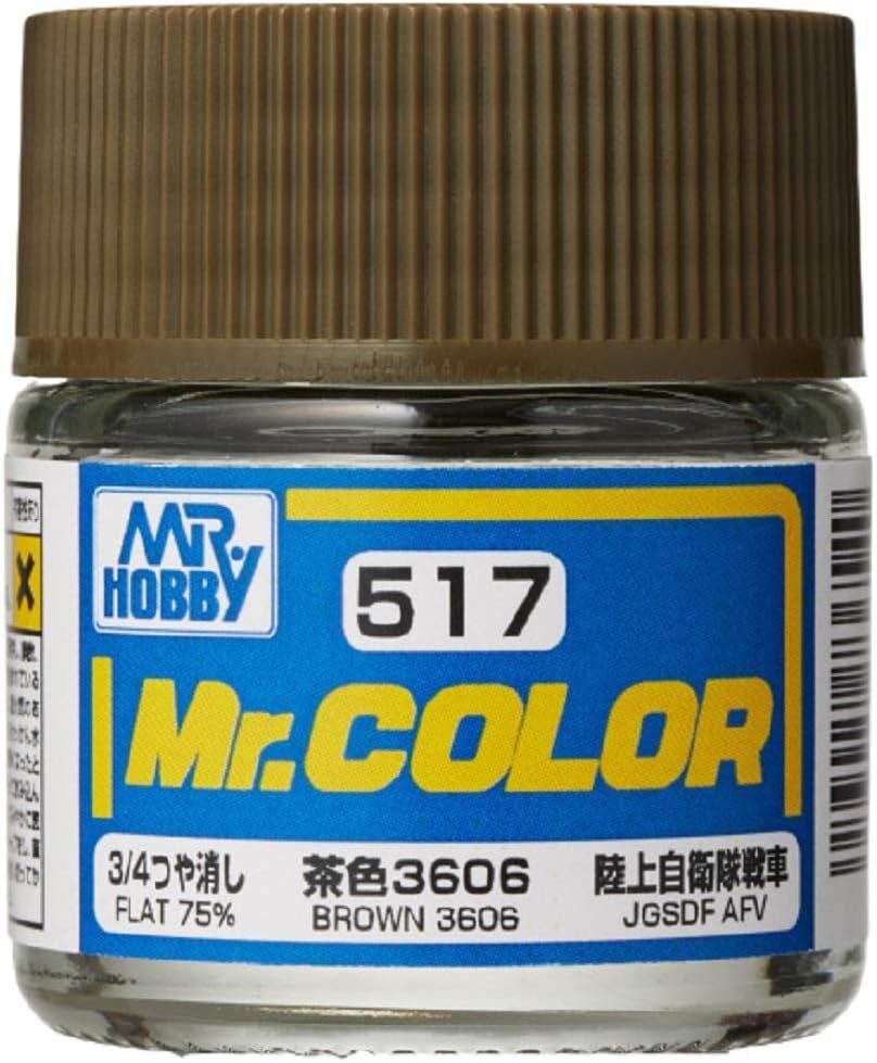 Mr. Hobby C517 Mr. Color Brown 3606 Lacquer Paint 10ml - US