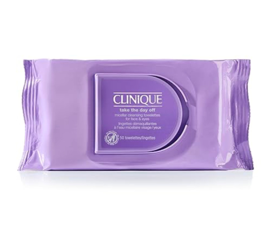 Clinique Take The Day Off Micellar Cleansing Towelettes For Face & Eyes 50 Wipes