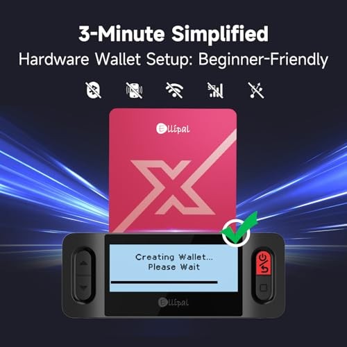 X Card Raspberry Red – Air Gapped Crypto Cold Wallet （with Starter Accessory
