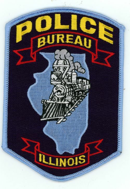 ILLINOIS IL BUREAU POLICE NICE SHOULDER PATCH SHERIFF TRAIN