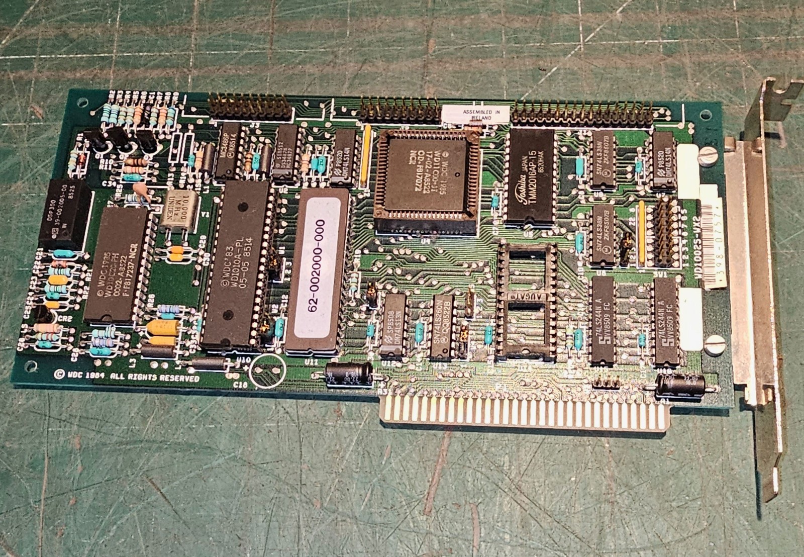 Western Digital WD1002S-WX2 ISA 8-bit MFM Hard‐Drive Controller Board - Vintage