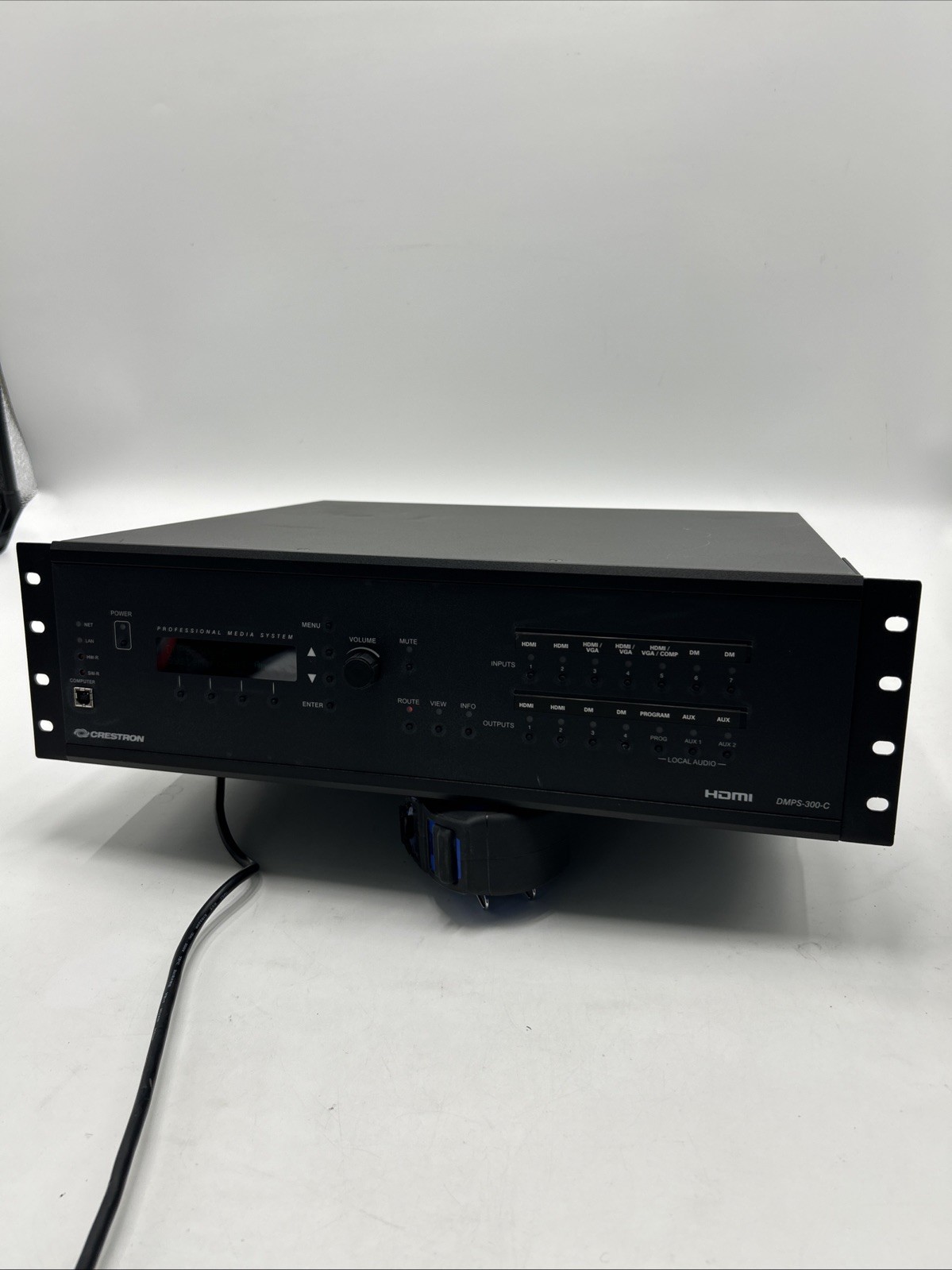 CRESTRON DMPS-300-C Professional Digital Media System With Rack Ears, Tested