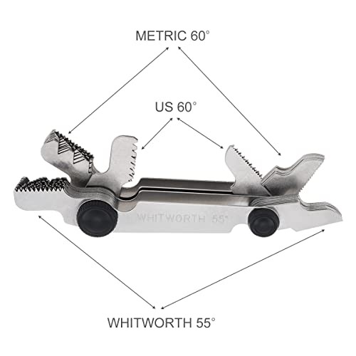 ChgImposs Metric & Imperial & US Screw Gauge SAE Whitworth 55 Degree & Metric 1