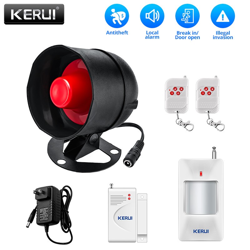 Smart Wireless House Garage Security Alarm 110dB WiFi Contact Sensor Alert Kit