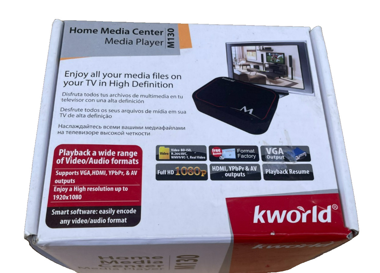 kworld Home Media Center Media Player M130