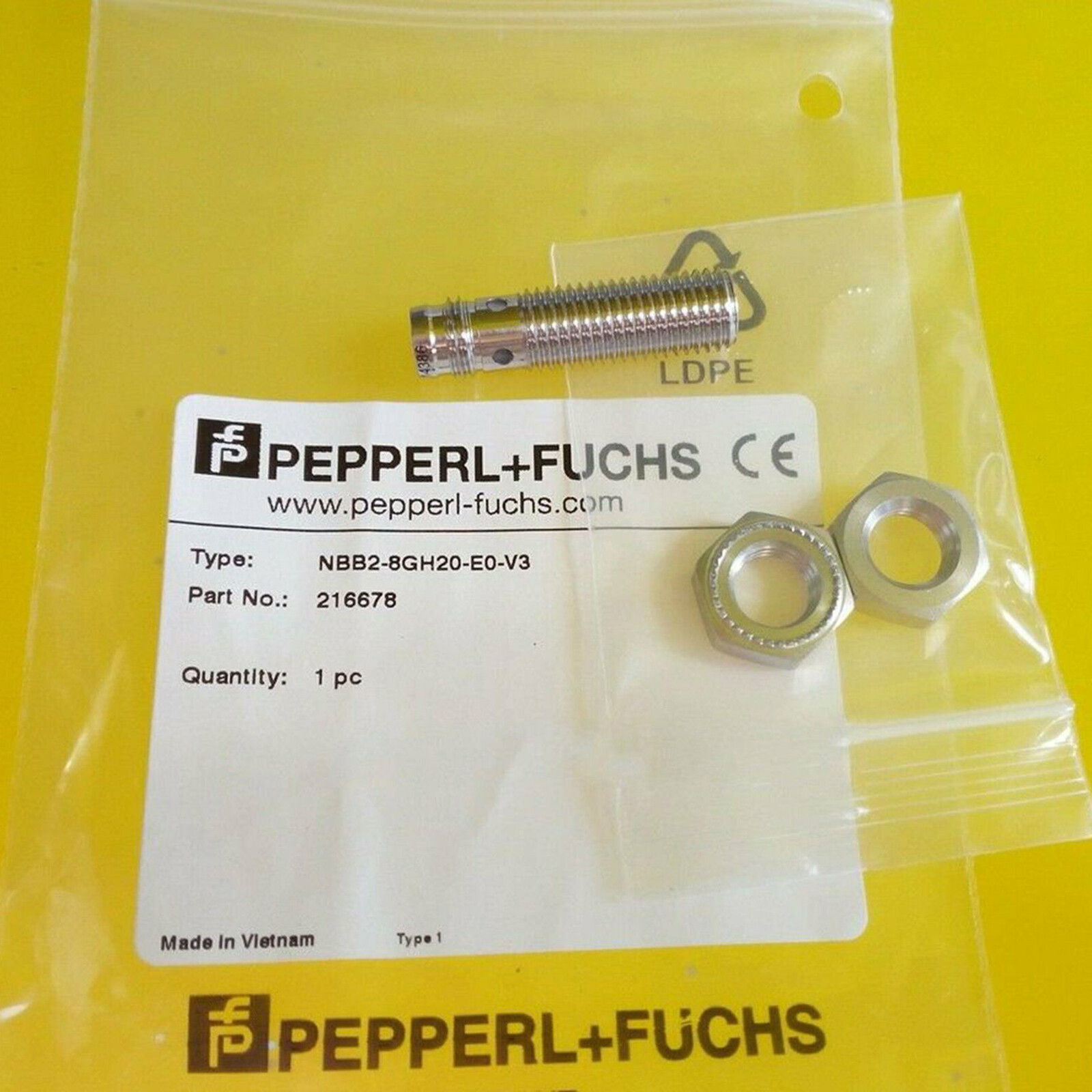P+F NBB2-8GH20-E0-V3 Proximity Sensors New