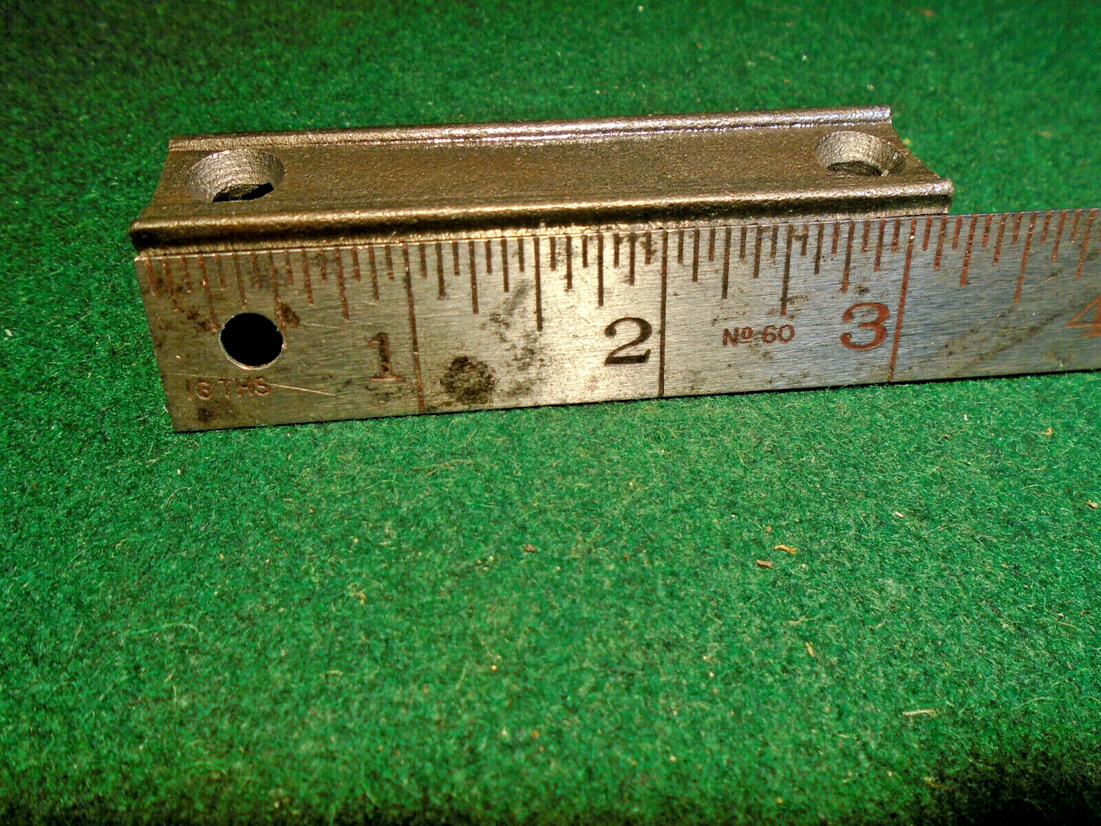 3 1/8"  CAST IRON KEEPER FOR RIM LOCK - REPRODUCTION  (33025)