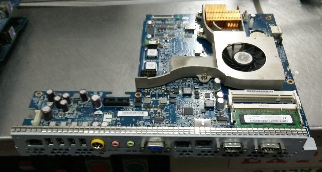 IBM 4838 Anyplace Kiosk 51J1331 / 51J1372 SystemBoard w/CPU Fansink 51J1328, 2GB