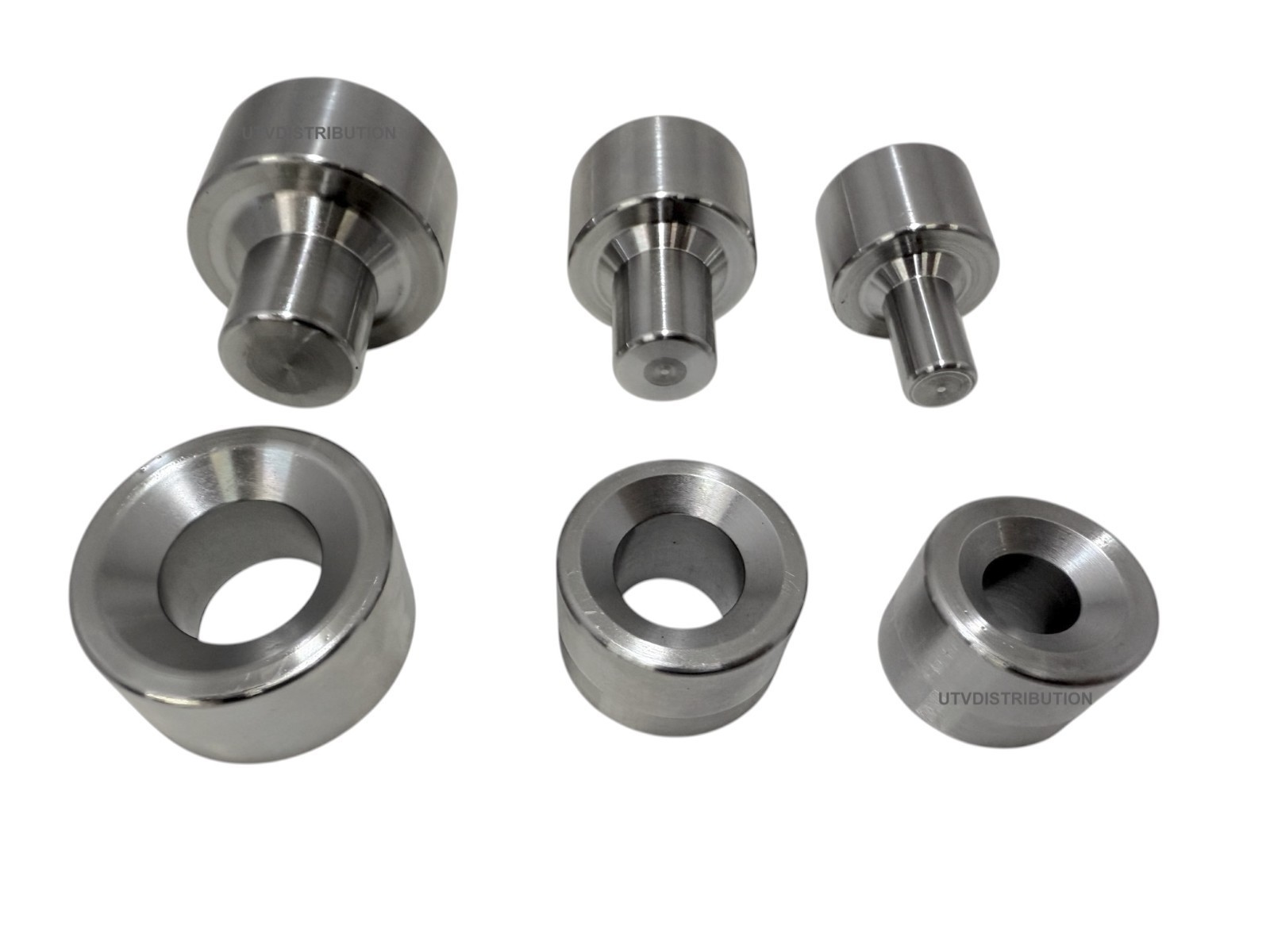 Dimple Die Set 3 Piece Set 1/2" 3/4" 1" Metal Fabrication Tools Hole Flares