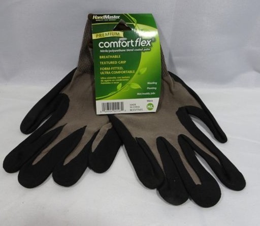 Gardening Gloves Breathable Textured Grip Ultra Comfort Flex Men's Med / Large