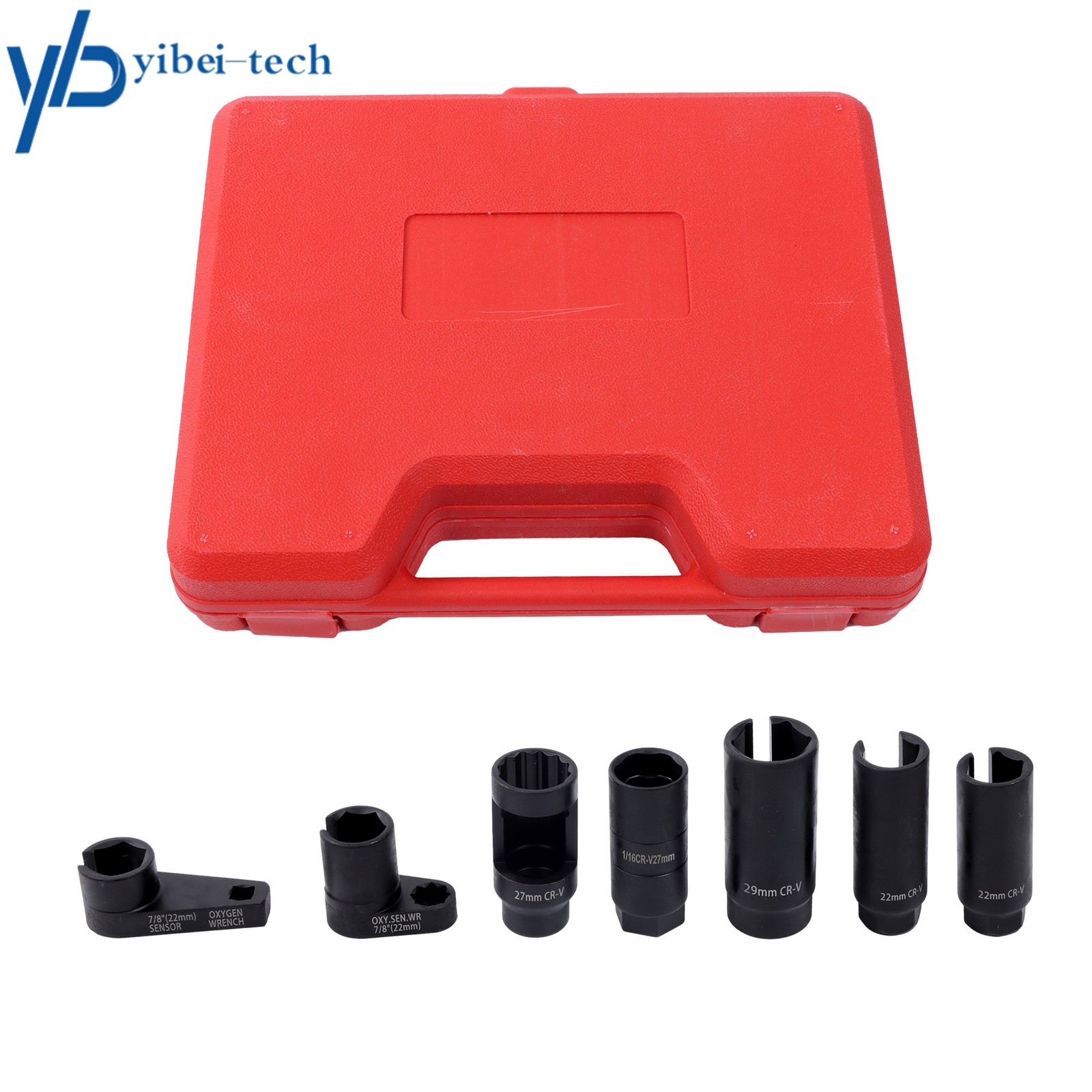 7PCS O2 Oxygen Sensor & Oil Pressure Sending Unit Master Sensor Socket Set Kit