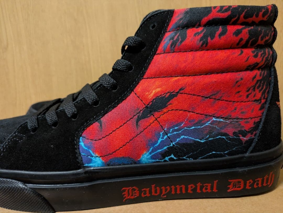 VANS × BABYMETAL SK8-HI Black/Red Japan Exclusive