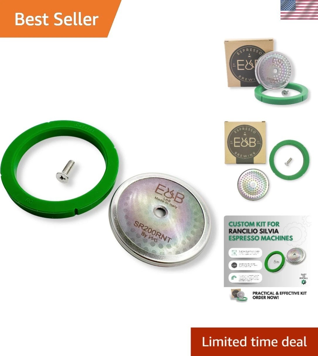 NanoQuartz-Coated Tune Up Kit for Rancilio Silvia - Durable Espresso Solution