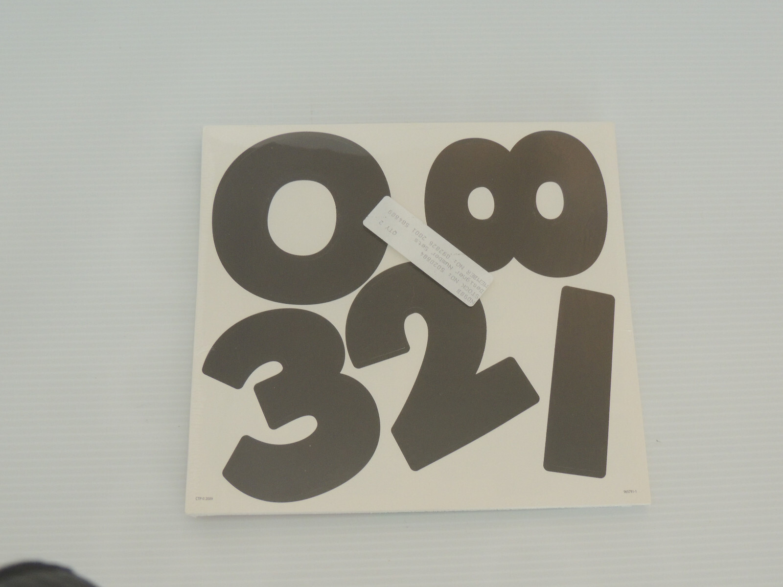 Creative Teaching Press Designer Numbers 23 4" black Numbers CTP6570