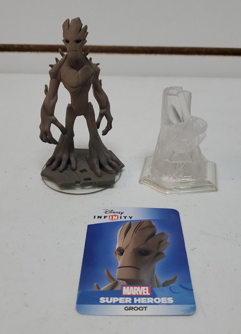 Disney Infinity 2.0 (Marvel) Groot Character w/Card & Avenger Tower Crystal