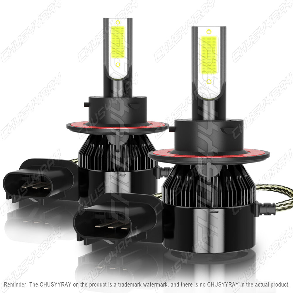 For Chevy HHR 2006-2010 2011-2PC 6000K White LED Headlight High/Low Beam Bulbs
