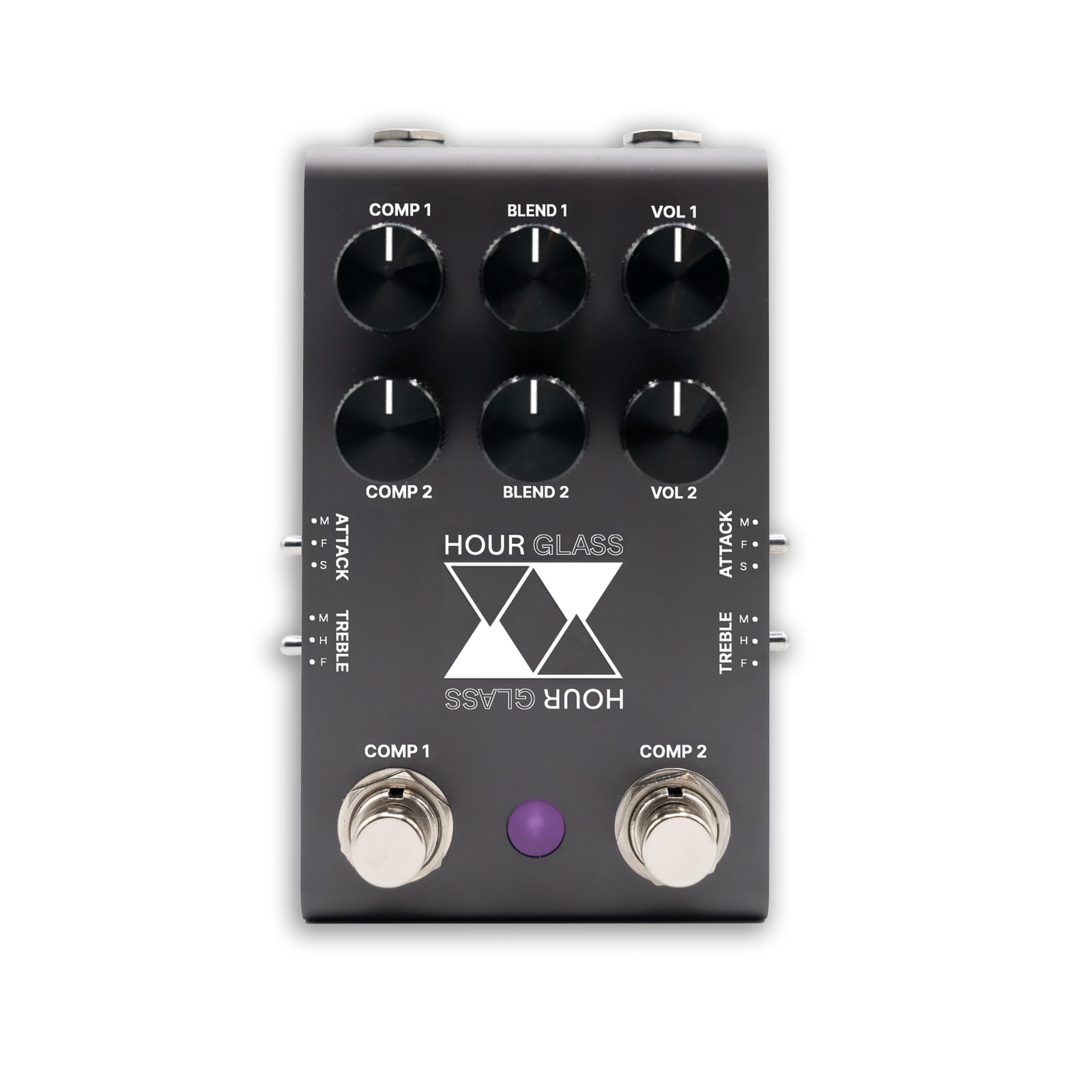 Hourglass Analog Dual Compressor Pedal (Hour-Glass)
