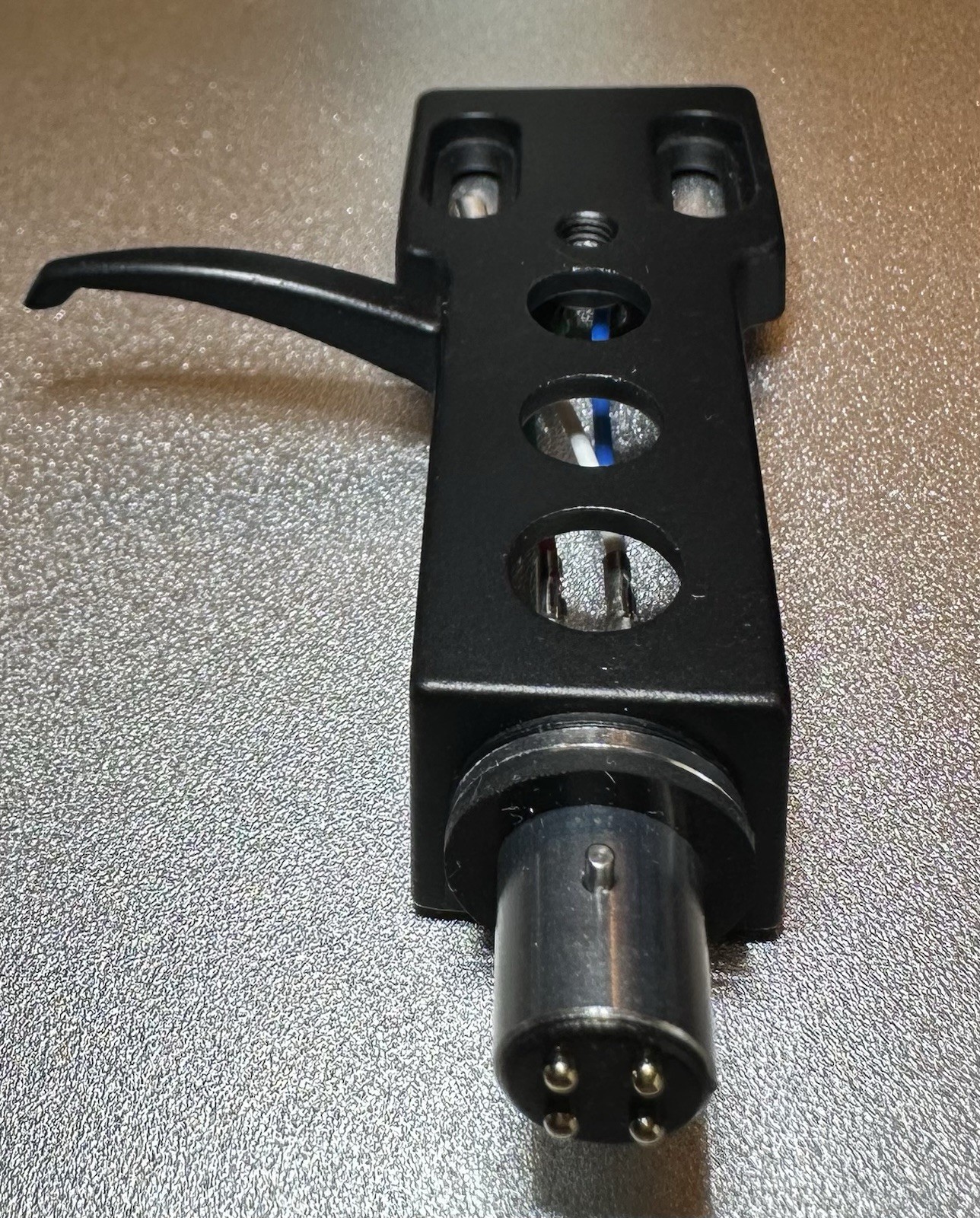 Technics Style Headshell With Lead Wires | Free 45 RPM Adapter