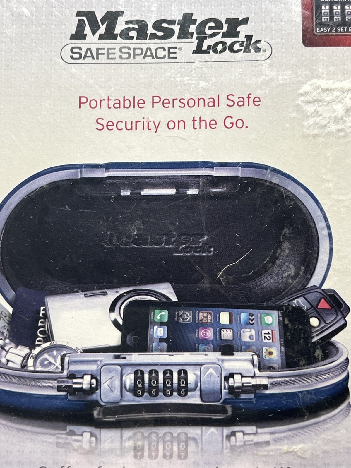 Master Lock Safe Space Portable Personal - Black - New Unopened in Package
