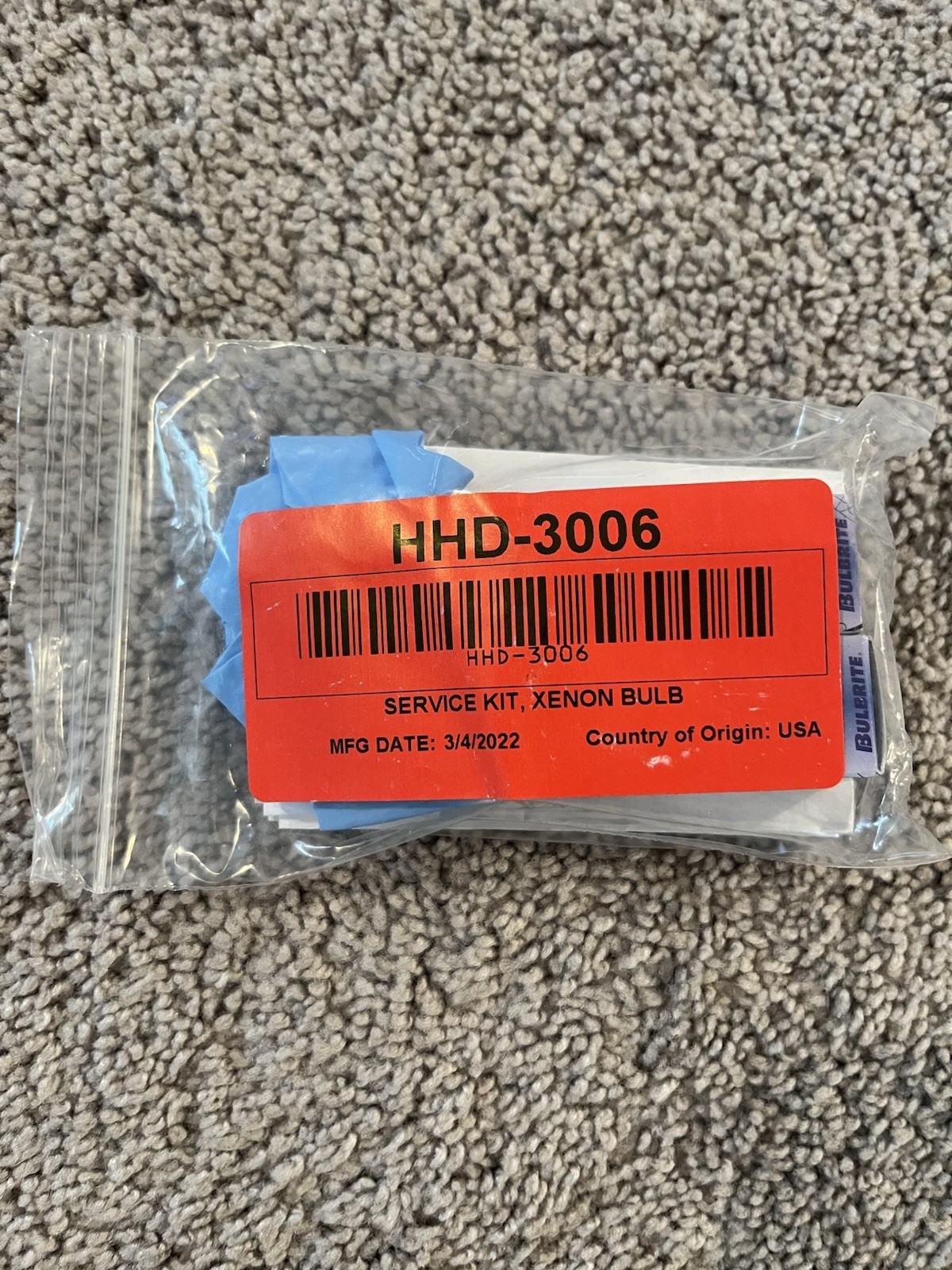 Genuine OEM TurboChef HHD-3006 HHD/HHS Xenon Lightbulb Service Kit New Sealed!!