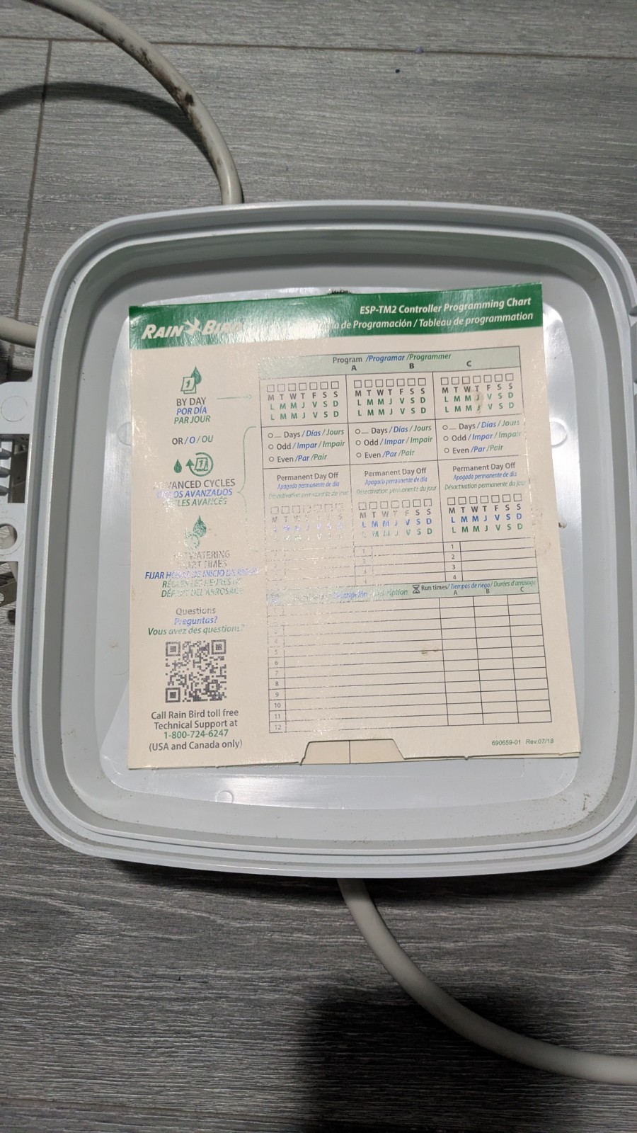 Rain Bird ESP-TM2 Irrigation Controller