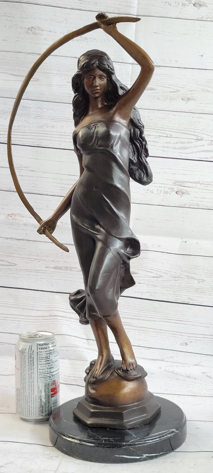 Juleus Metal Arch Entertainer Bronze Sculpture Handmade Figure