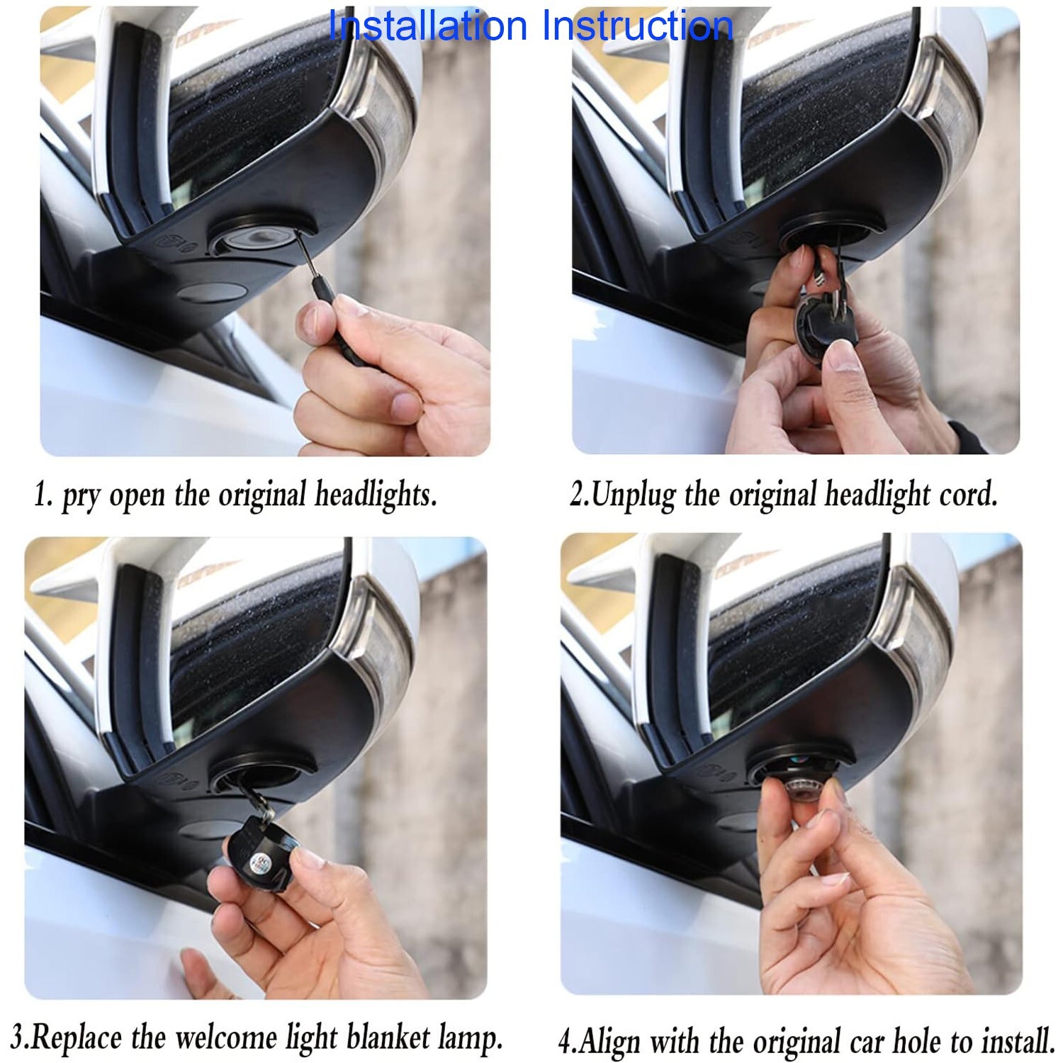 2pcs Side Mirror Puddle logo light for Silverado,Suburban,Tahoe,Z71 customized