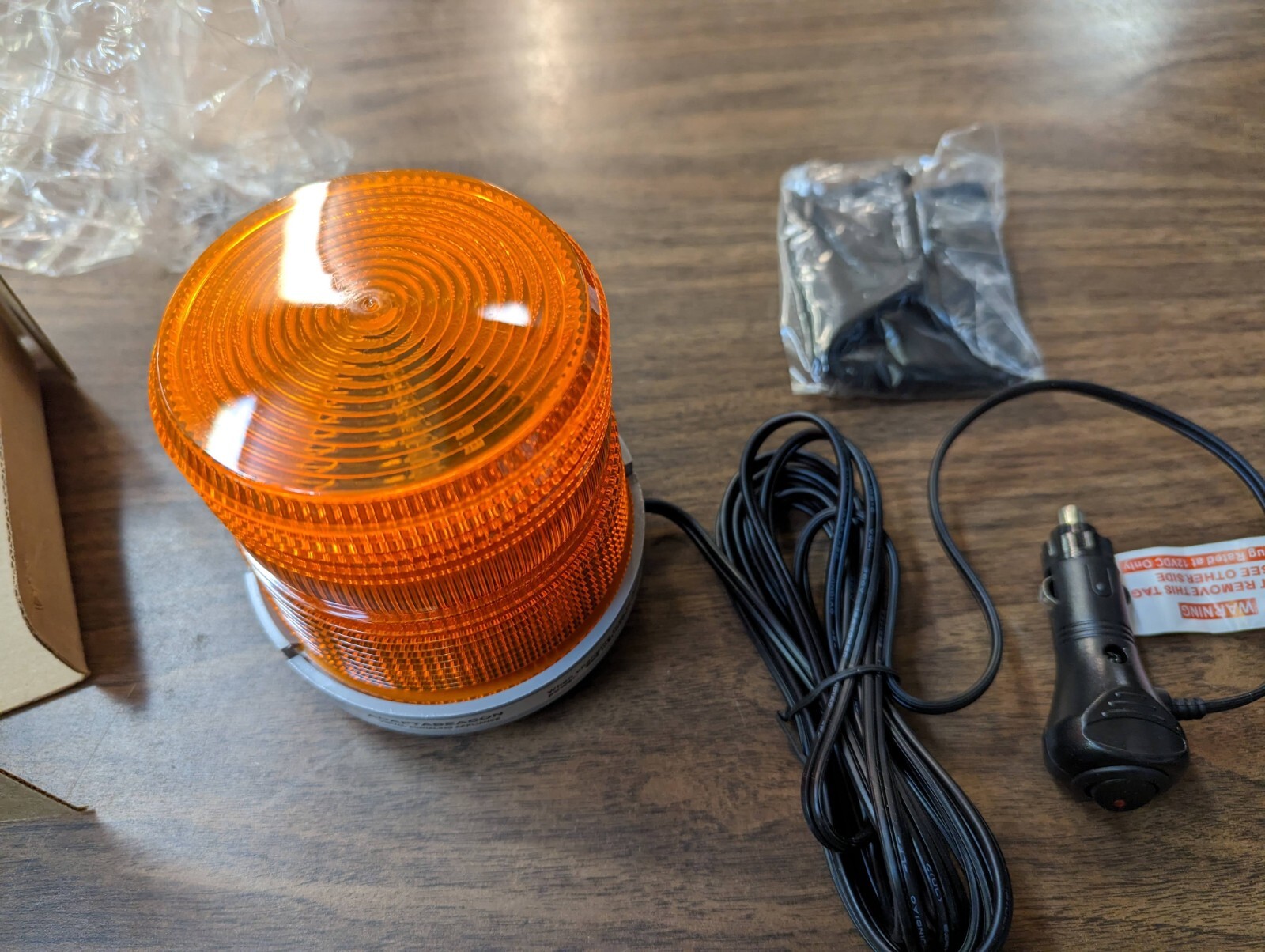 Edwards Signaling AdaptaBeacon 99BA-E1 Amber Strobe 12VDC