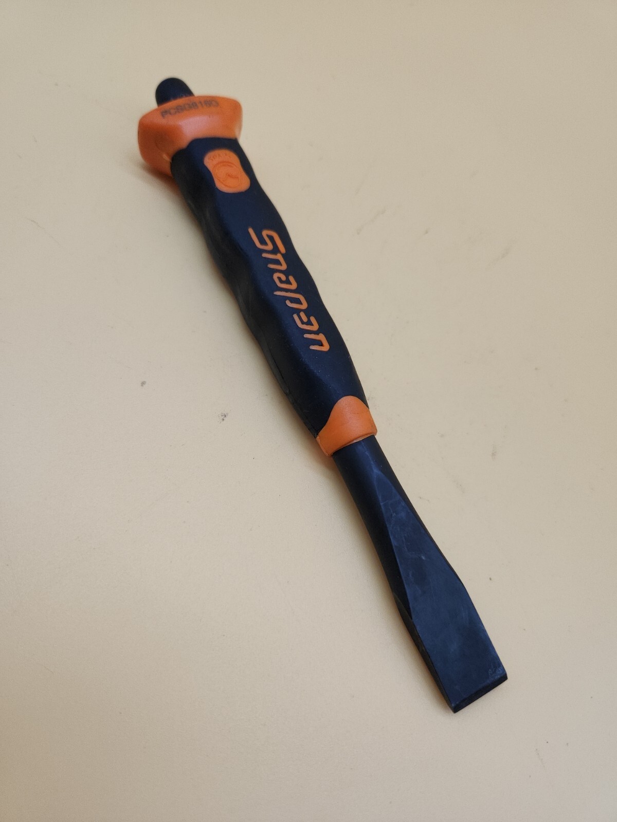 Snap-on Tools Soft Grip 1/2" Flat Edge Chisel PCSG816O ORANGE
