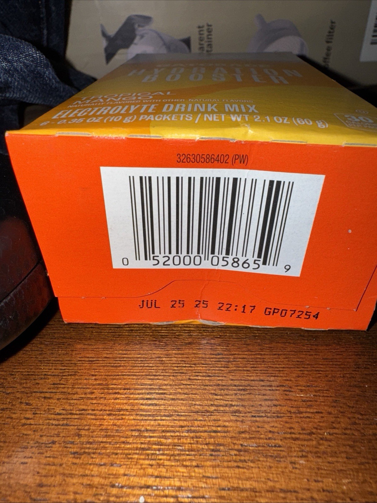 Gatorade Hydration Booster Tropical Mango Electrolyte Drink Mix, 6 Packets