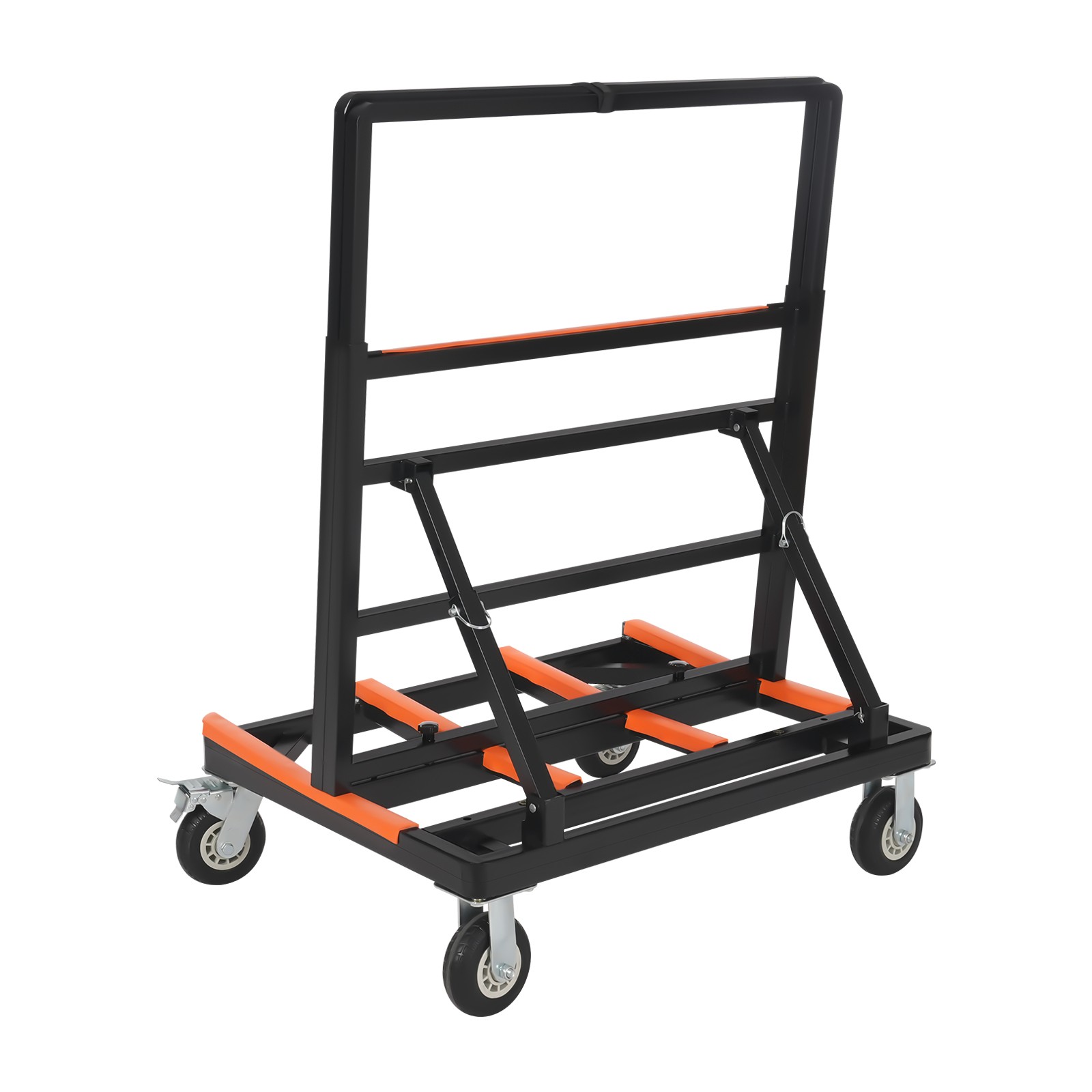 2200lbs Drywall Sheet Cart Folding Plywood Panel Dolly Trolley Truck 4 Wheels