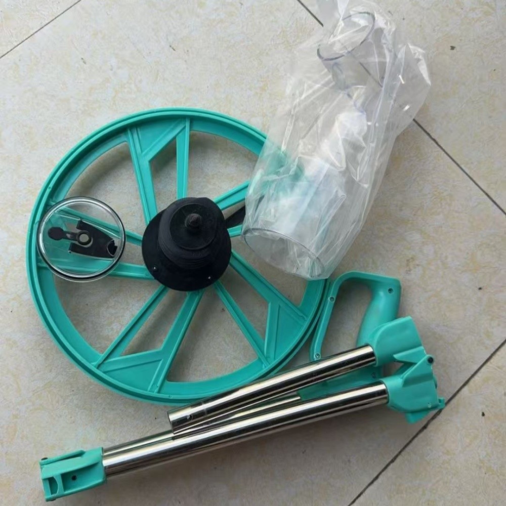 Portable Dry Line Marking Machine Semi-Automatic Ball Field Chalker & Wheels{