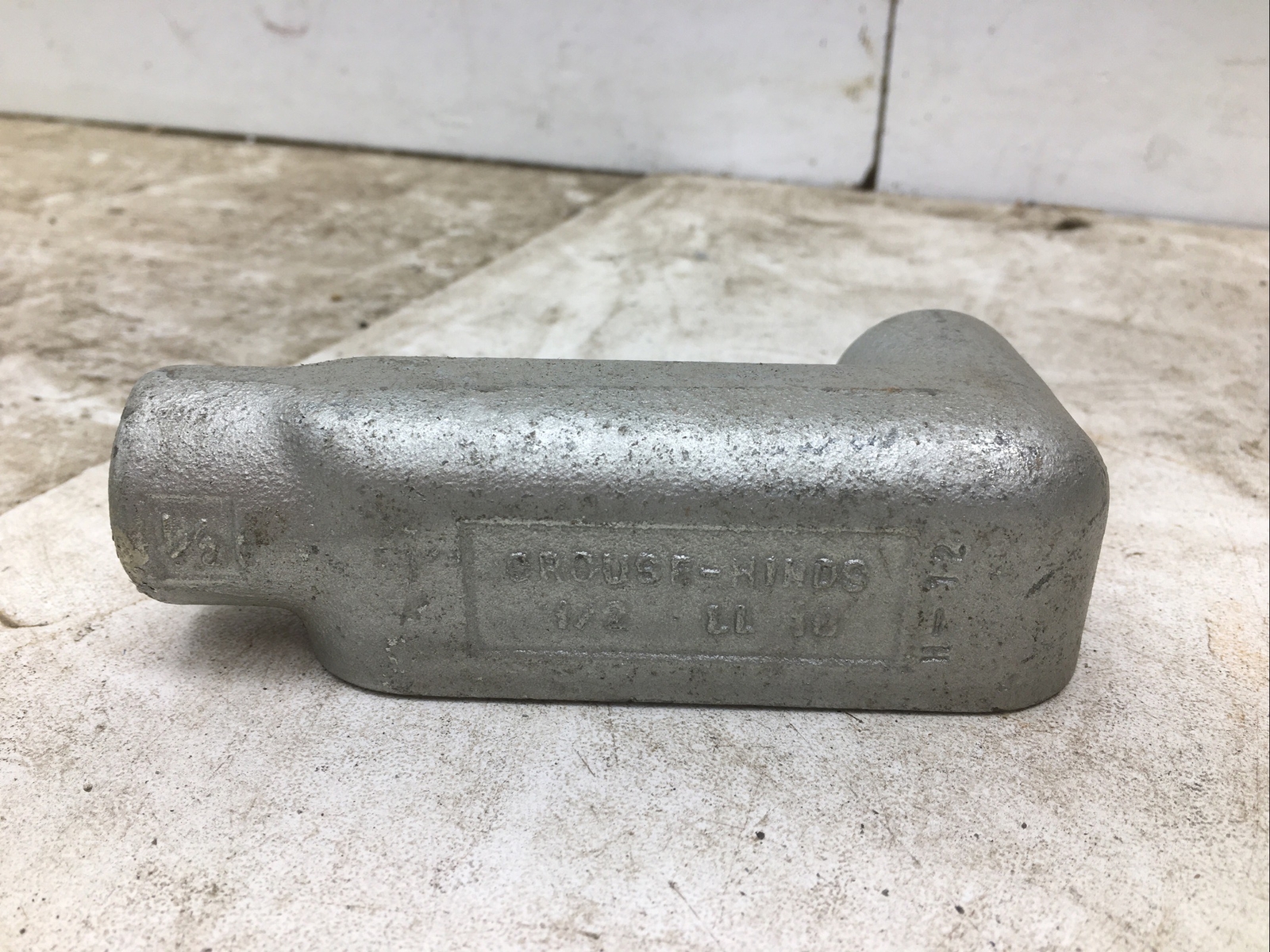 Crouse-Hinds 1/2” LL18 Conduit Body (New Old Stock)