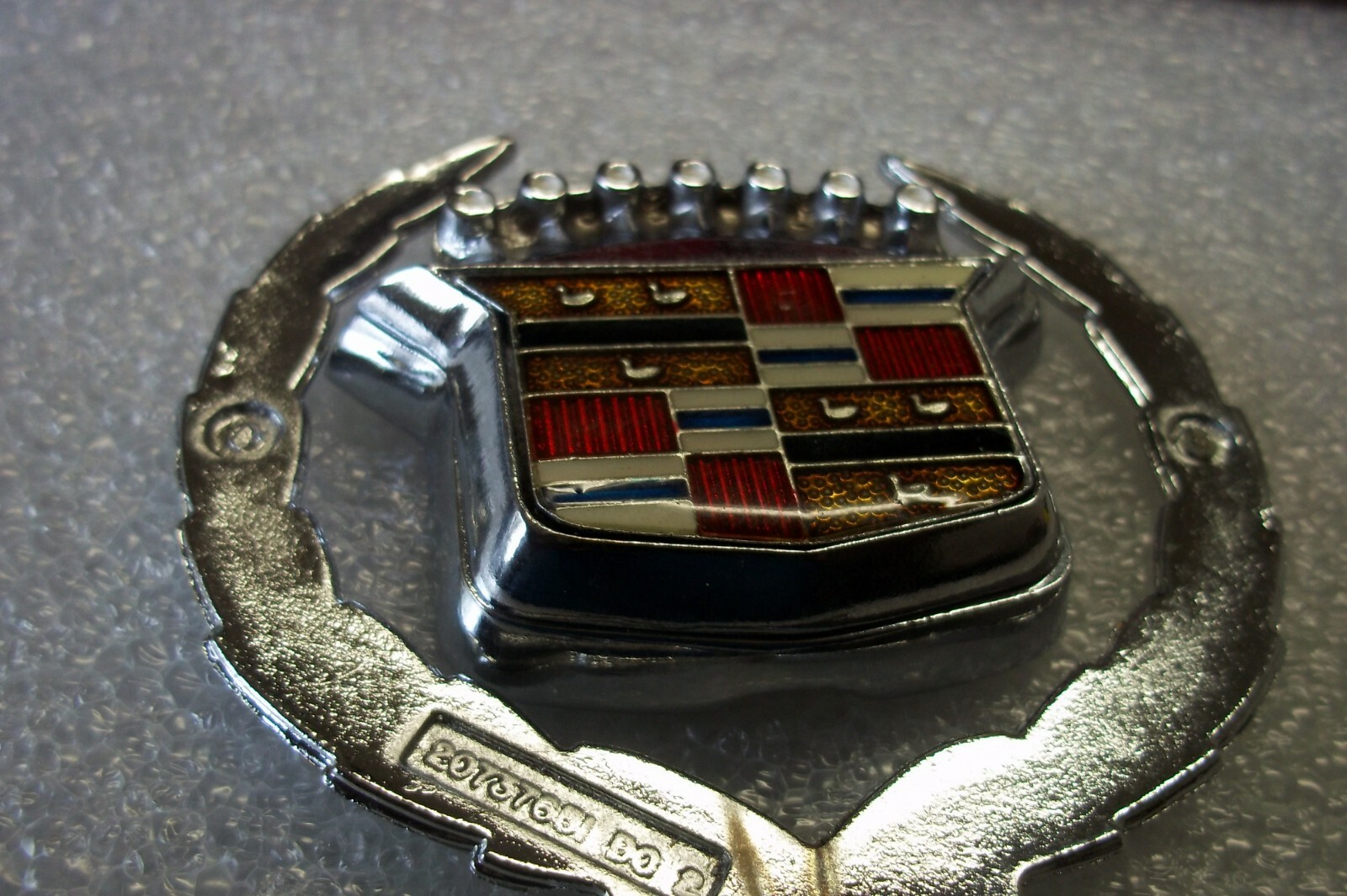 NEW 80-96 Cadillac Models CHROME Trunk Lock Swing Emblem Nice
