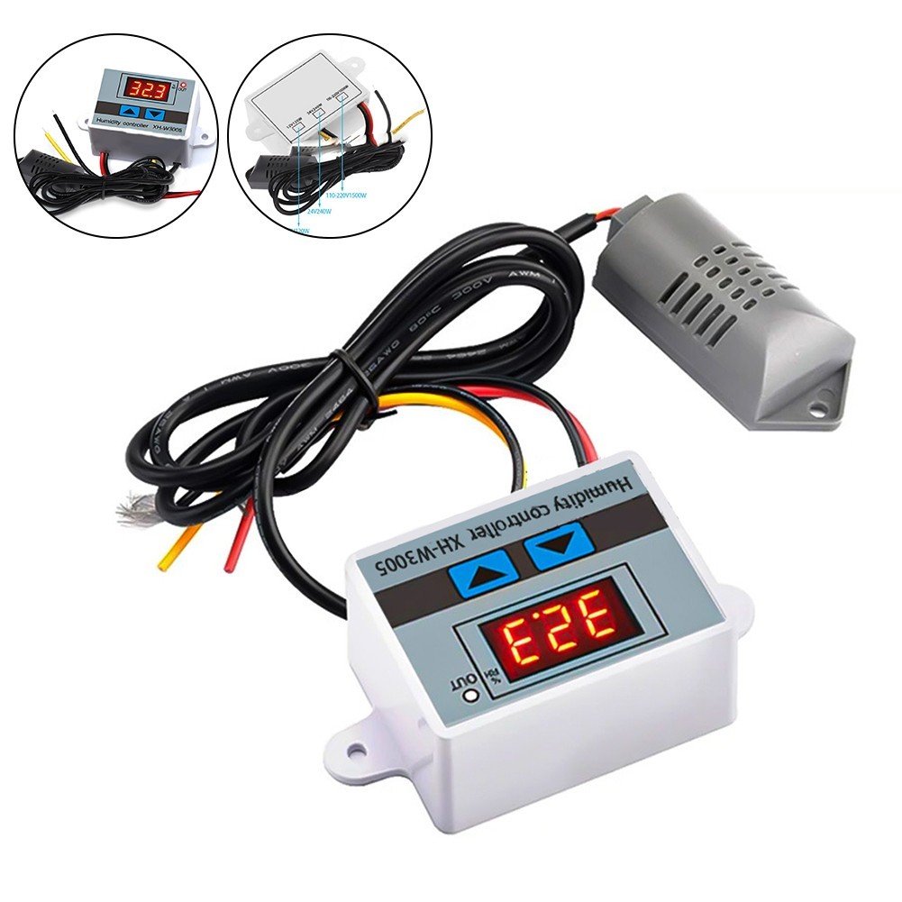 Digital Humidity Controller Easy to Use Panel High Measurement Accuracy