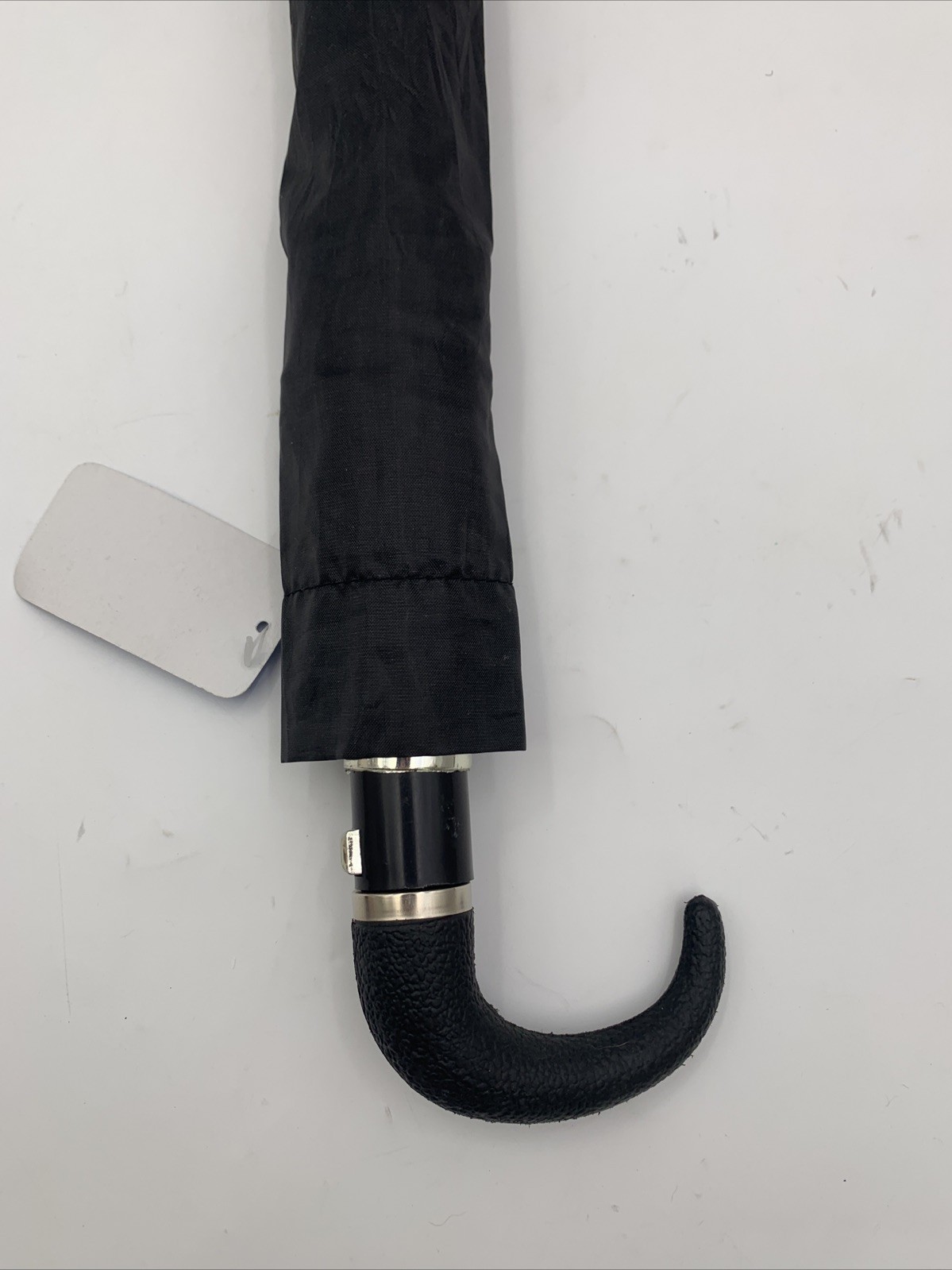 Conch Compact Folding Black Umbrella and Case