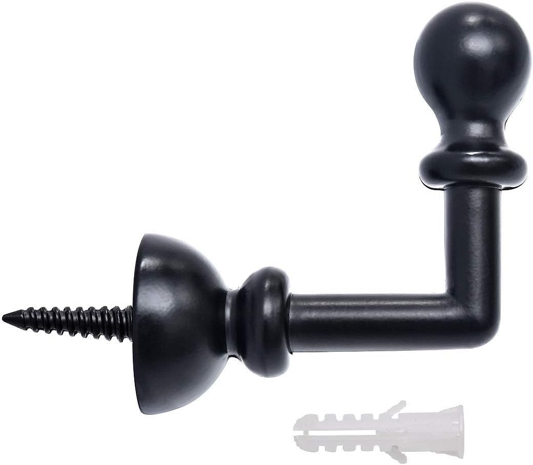 Heavy Duty Decorative Coat Hooks Curtain Holdbacks Curtain Tiebacks Great for...