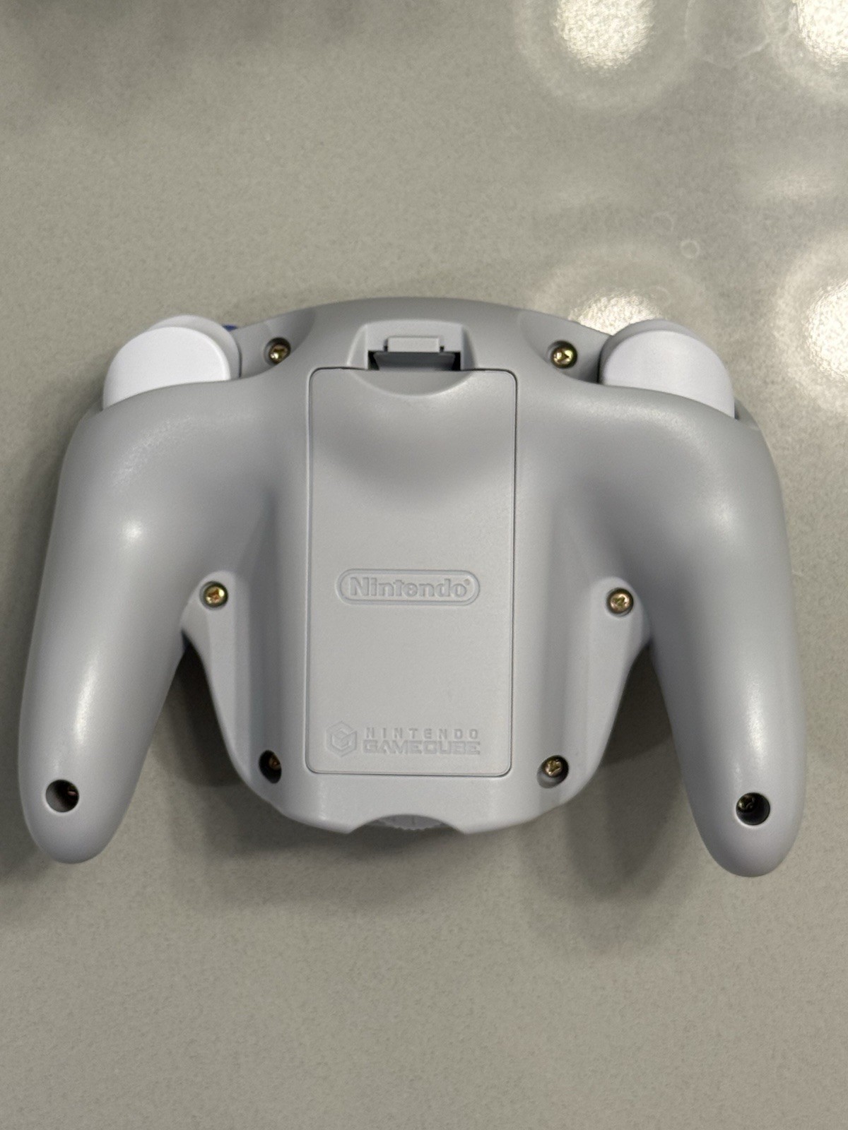 NICE Nintendo GameCube Gray WaveBird Controller w/Receiver - Tested & Working