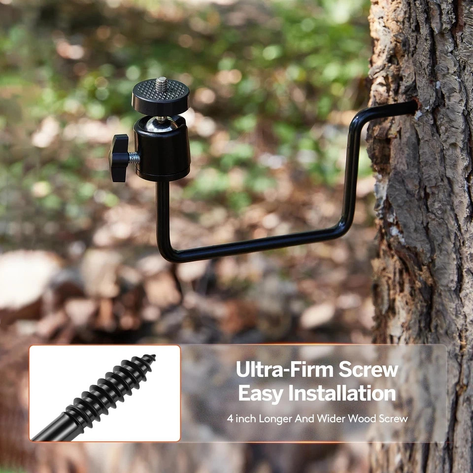 Trail Camera Tree Mount, Trail Camera Holder, Hunting Accessory, 4 Pack Track...