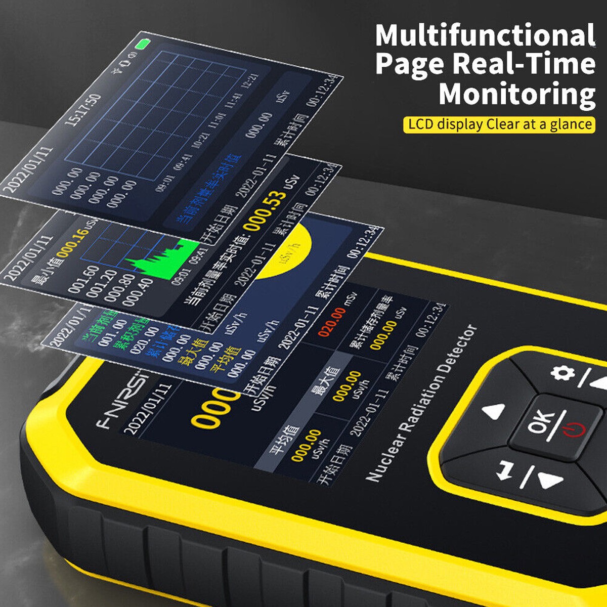 Digital *LCD Geiger Counter Nuclear Radiation Detector β γ X-Ray Test Meter Tool
