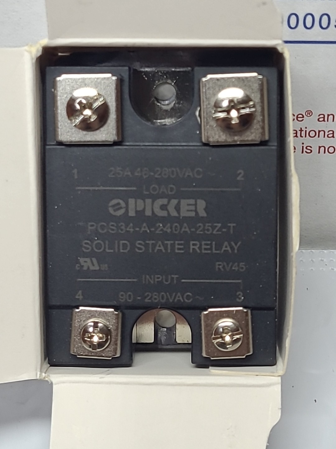 (3) PICKER SOLID STATE RELAYS..AC-AC...90-280VAC INPUT...48-280VAC OUT...25A..