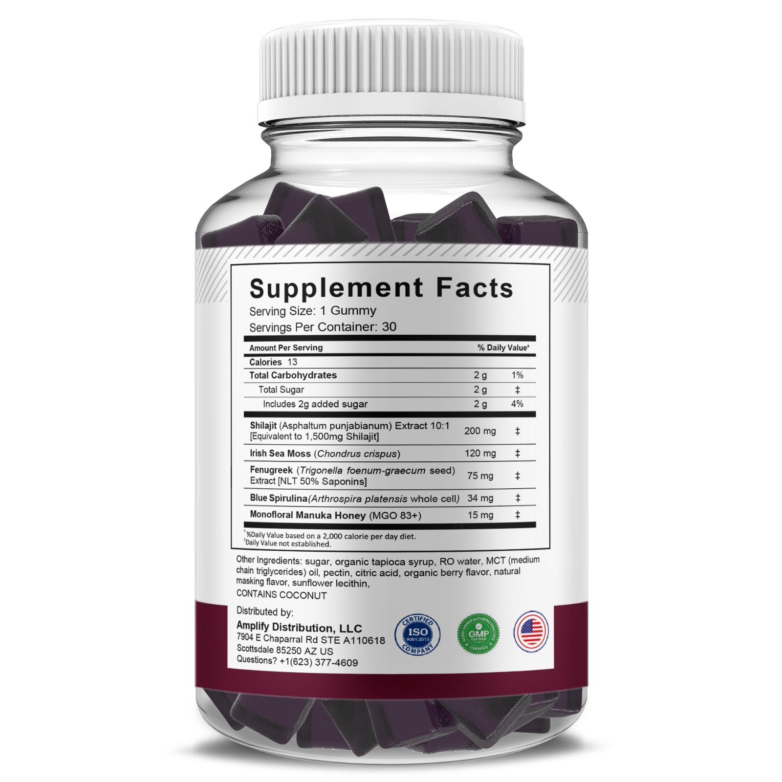 Eremax Performance Gummies, Eremax Advanced Formula (1 Month Supply)