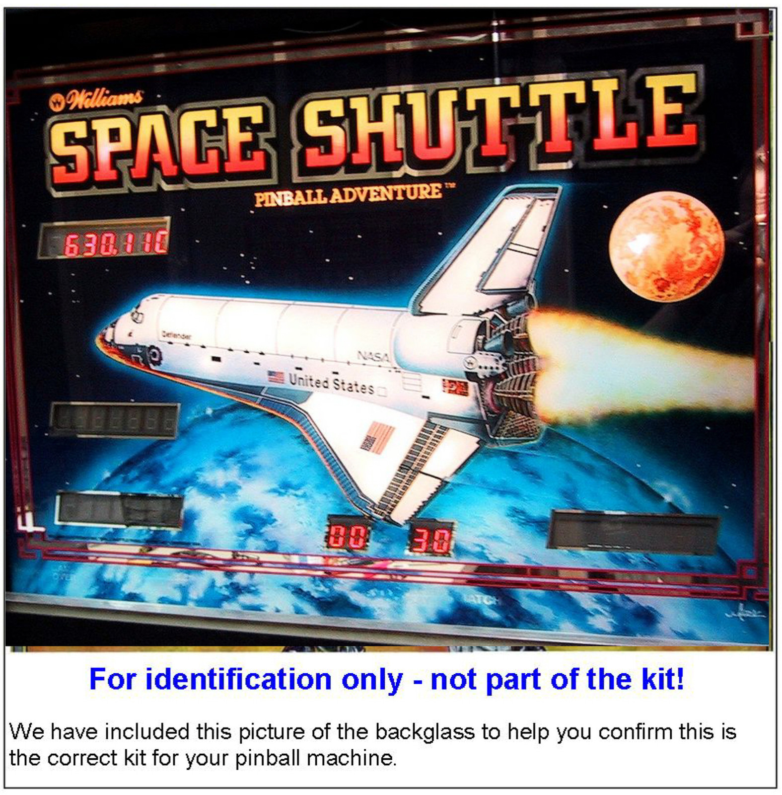1984 Williams Space Shuttle Pinball Machine Rubber Ring Kit