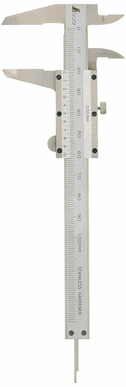 SHINWA 19894 Japan 100mm Mini Vernier Caliper new
